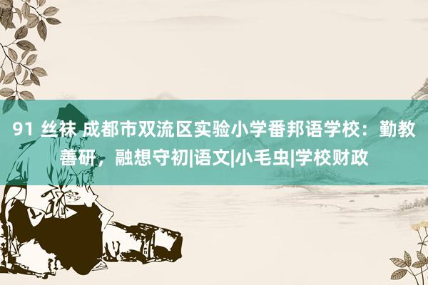 91 丝袜 成都市双流区实验小学番邦语学校：勤教善研，融想守初|语文|小毛虫|学校财政